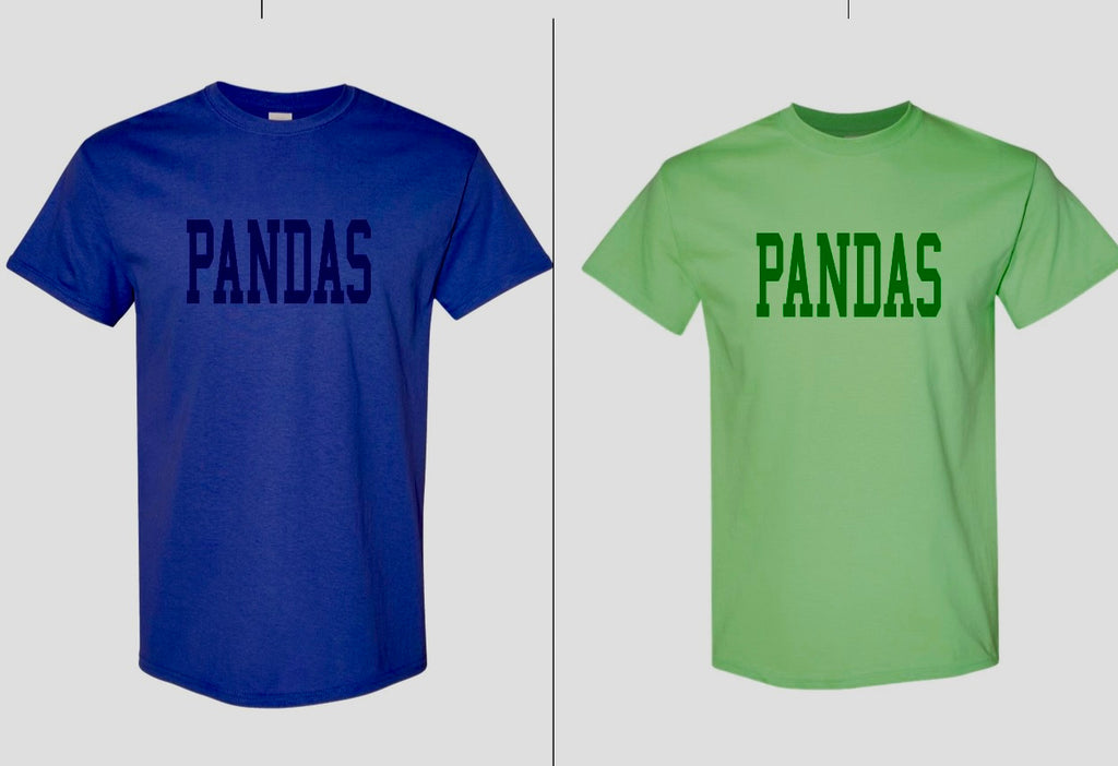 Multi-color  Panda T-Shirts
