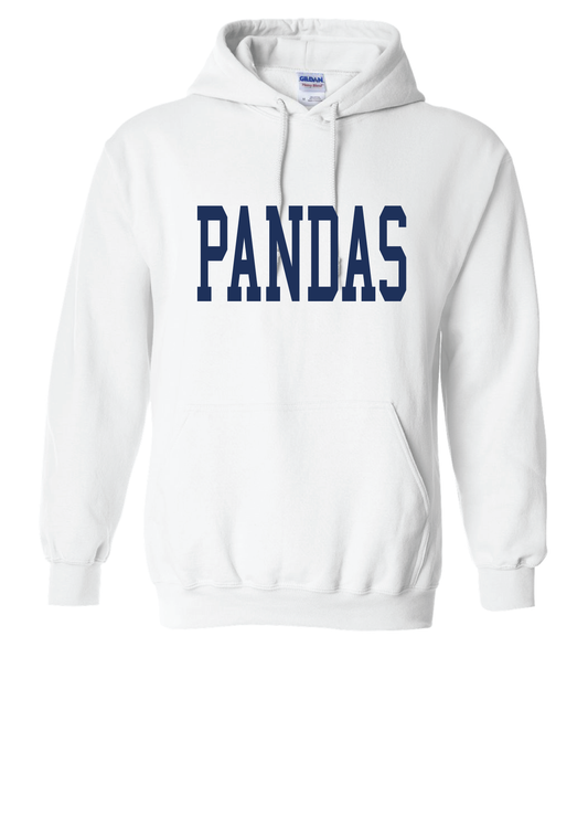 White Hoodie Panda Sweatshirt