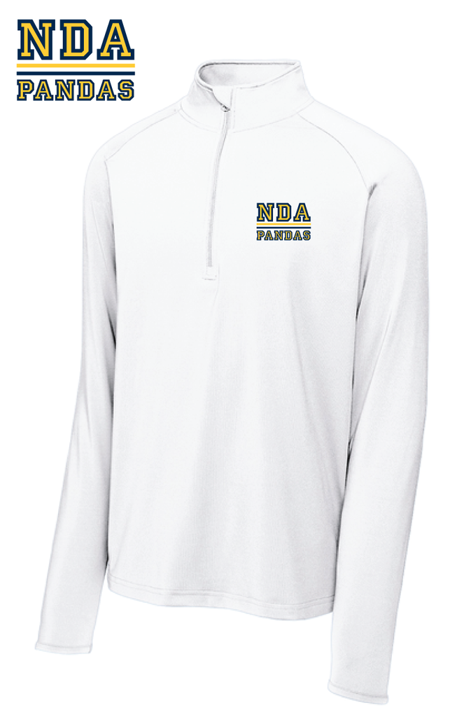 1/4 zip white jacket