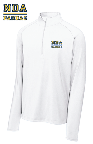 1/4 zip white jacket