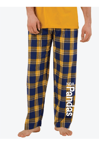Navy/Gold Flannel Pants