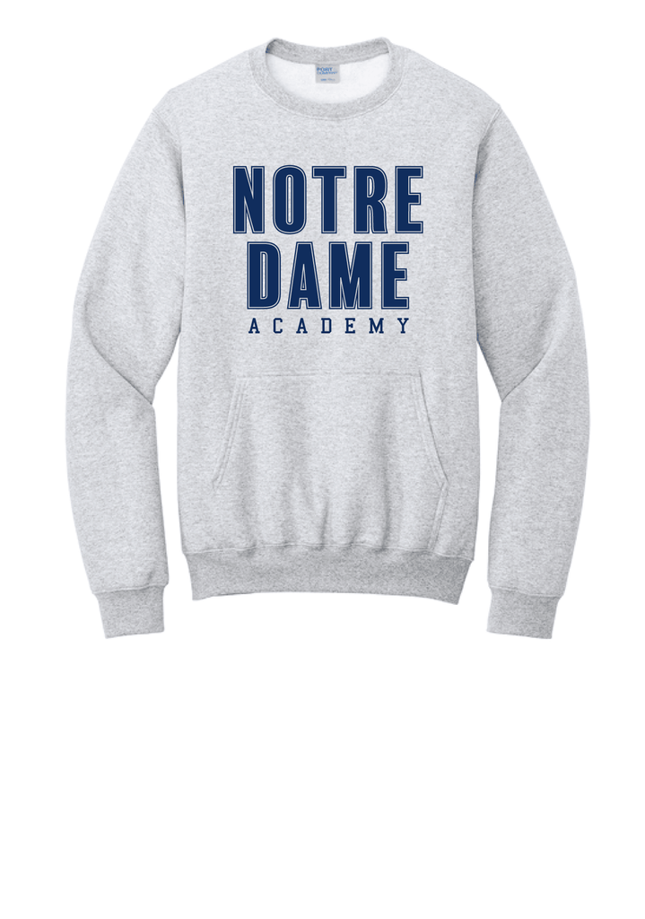 Grey NDA Pocket Crew Sweatshirt