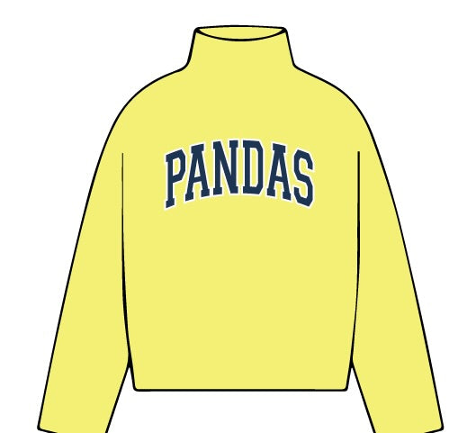 Yellow Mock Sweatshirt
