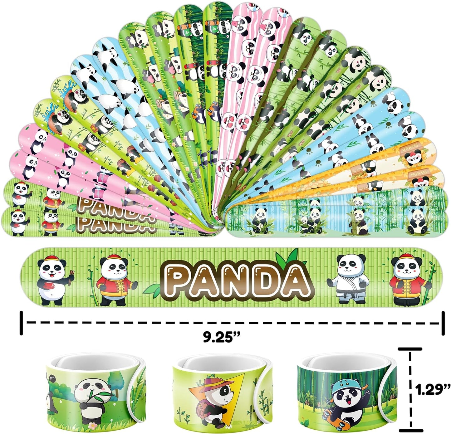 Panda Slap Bracelet Wristband