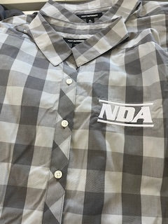 Button Down NDA Plaid Long Sleeve Shirt