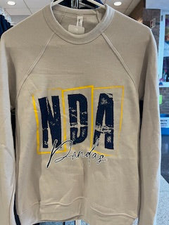 NDA Tan Sponge Fleece Crewneck Sweatshirt