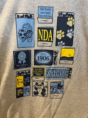 Crew Neck Sweatshirt Student Design from Mrs. Ammerman class	"Commercial Art And Design".